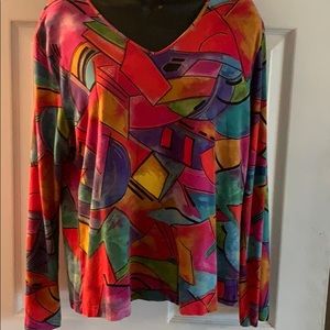 Chico’s long sleeve T, V-neck